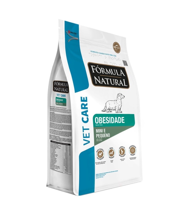 Ração Fórmula Natural Vet Care Obesidade Cães Mini e Pequeno